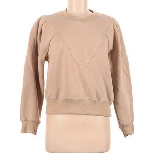 Cropped tan/beige sweatshirt